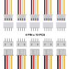 ACEIRMC 10Pairs JST-XH Connector Kit, XH 2.54mm 4 Pin Header Male and Female Connectors Plug Adapter with Flat Wire Cable 200mm 26AWG Compatible with JST XH (4P) view 2