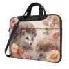 BTCOWZRV Hedgehog Buds Laptop Bag 15.6 inch Laptop Messenger Shoulder Bag Travel Computer Bag for Women Men view 1