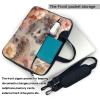 BTCOWZRV Hedgehog Buds Laptop Bag 15.6 inch Laptop Messenger Shoulder Bag Travel Computer Bag for Women Men view 3