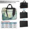 BTCOWZRV Elegant Flowers Laptop Bag 15.6 inch Laptop Messenger Shoulder Bag Travel Computer Bag for Women Men view 2