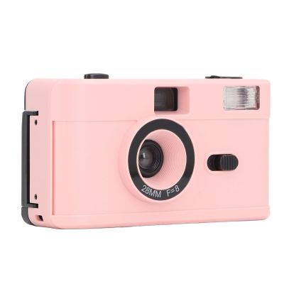 Jectse 35mm Film Camera, Reusable Retro Film Camera Built in Flash, Kids Point and Shoot Camera, 1/120s Shutter Speed, 28MM F /8 Lens, Lightweight Vintage Camera for Student Kids ()