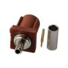 Coaxial Connector for Navigation 2Pcs Brown F Code Fakra Plug Connector Fakra F Brown Male Connector TV2 for RG316 RG174 LMR100 Cable view 2