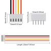 ACEIRMC 10Pairs JST-XH Connector Kit, XH 2.54mm 5 Pin Header Male and Female Connectors Plug Adapter with Flat Wire Cable 200mm 26AWG Compatible with JST XH (5P) view 3