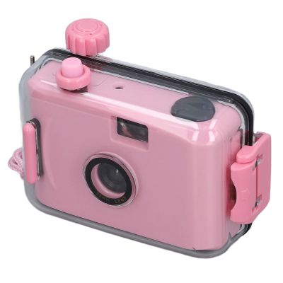 Jectse 35mm Film Camera, Reusable Retro Film Camera with Case, Kids Point and Shoot Camera, 1/100s Shutter Speed, F /9 28MM Lens, Lightweight, for Snorkeling Swimming (Light