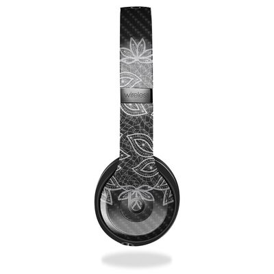 Carbon Fiber Skin Compatible with Beats Solo 4 - Floral Lace - Premium 3M Vinyl Protective Wrap Decal Cover - Easy to Apply | Crafted in The USA by MightySkins