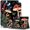 AIRWEE Case for Samsung Galaxy Tab S5e 10.5 2019 Model SM-T720/T725/T727, Adjustable Stand Galaxy Tab S5e Case, PU Leather Cover with Auto Sleep/Wake for Galaxy T720 Tablet Case, Moon Mushroom view 1