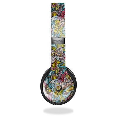 Skin Compatible with Beats Solo 4 - Ultra Hippie - Premium 3M Vinyl Protective Wrap Decal Cover - Easy to Apply | Crafted in The USA by MightySkins