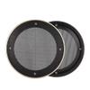 Beufee 2PCS 4 Inch Speaker Grills, Round Speaker Grills Cover Speaker Grille Replacement with Mounting Screws for DIY Speaker and Car Speaker(Golden+Black) view 1