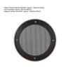 Beufee 2PCS 4 Inch Speaker Grills, Round Speaker Grills Cover Speaker Grille Replacement with Mounting Screws for DIY Speaker and Car Speaker(Golden+Black) view 3