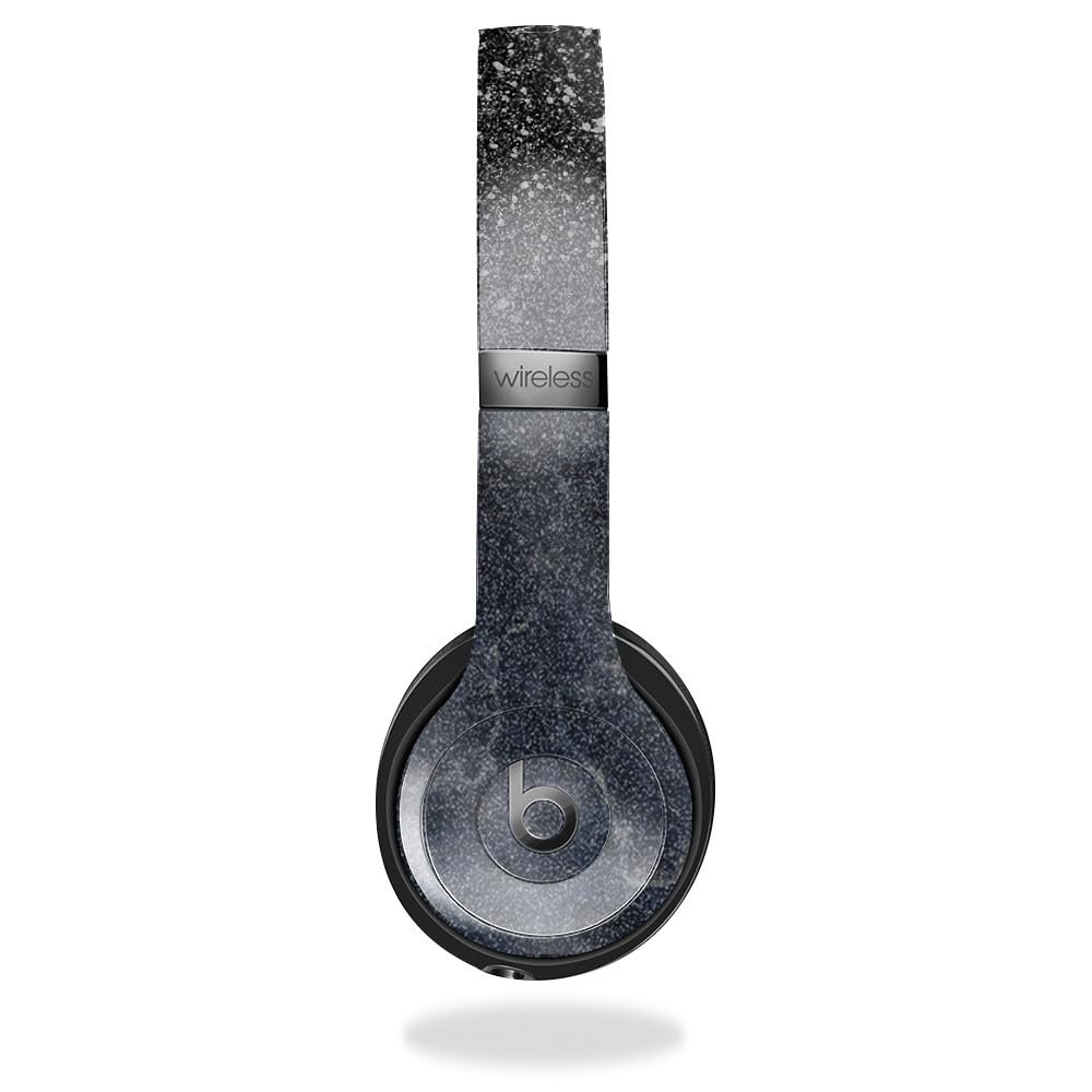 Glossy Glitter Skin Compatible with Beats Solo 4 - Dark Shimmer Marble - Premium 3M Vinyl Protective Wrap Decal Cover - Easy to Apply | Crafted in The USA by MightySkins