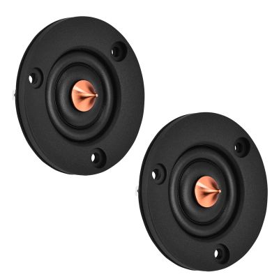 Beufee 2PCS Tweeters Speakers, 2" 4Ohm 4 30w Silk Film Dome Tweeter Dome Car Loudspeakers Treble Speaker for HiFi Speaker Heavy Bass Speaker