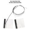 Beufee 4Pcs M.2 Card Antenna, 2.4GHz 5GHz Internal Laptop IPE Gene4 M.2 Antenna I-pex 4 Built in Antenna IPE X4 Antenna Notebook view 3