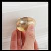 AthuAh Crystal Door knobs, 4 Pack Crystal Dove Egg Champagne Wardrobe Door Knobs and Handles Kitchen Cabinet Transparent Small Handles Cube Shape-Champagne (Color : Pigeon Eggs Champagne) view 2