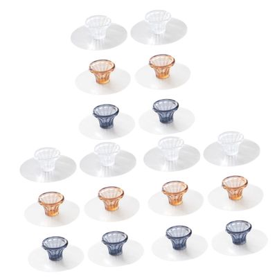 crystal door knobs, 12 pcs Knobs Stick-on Self Self- Kitchen Push with Needed Drill Free Sticker Acrylic Crystal Pull Door Cabinet Clear Hook Towel Bathroom Punching Dresser ( Color : X3pcs , Size : 5