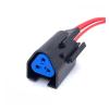 Automotive Electrical connectors 3Pin TE Automobile Triangle pl;/UG Wa/t*er*pr/oo*f Female Connector Wire Harness Rubber Shell Sheath 7-1437710-9(1 Pc) view 1