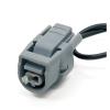 DLAHPJPT 1 Pin Car Water Temperature Sen/;SOR pl;/UG W*a/t*e*r/p*r/o*o/f Electronic Connector Wire Harness Fit Compatible 6189-0445 90980-11428(20 Pcs), 1Pin Female view 1