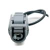 DLAHPJPT 1 Pin Car Water Temperature Sen/;SOR pl;/UG W*a/t*e*r/p*r/o*o/f Electronic Connector Wire Harness Fit Compatible 6189-0445 90980-11428(20 Pcs), 1Pin Female view 3