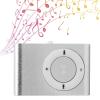Mini Digital Music Player, MiniMP3 BackClip Player Music Media Player with Earphones and USB Cable (Silver) view 3