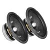 Genius Audio GPRO-M148B 8 Inch Midrange Speaker 300 Watts Max - 150 Watts RMS Pro Audio Speakers Aluminum Bullet Steel Basket Car Audio Speaker Ferrite Magnet 4 Ohm Reinforced Paper Cone view 1