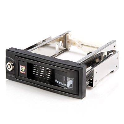 212 Main StarTech Removable Drive 5.25inch Trayless Hot Swap Mobile Rack for 3.5inch HDD