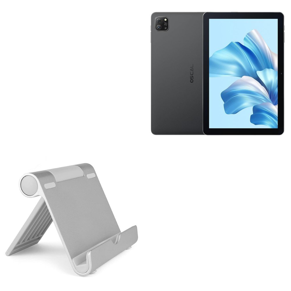 BoxWave Stand and Mount Compatible with Oscal Pad 60 - VersaView Aluminum Stand, Portable, Multi Angle Viewing Sturdy