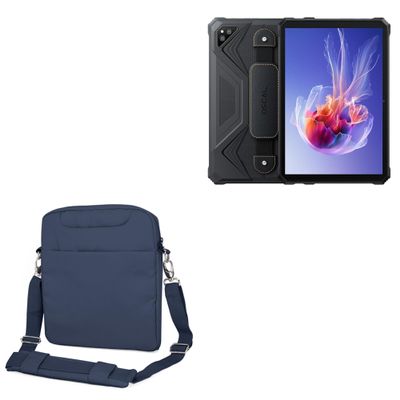 BoxWave Case Compatible with Oscal Spider 8 - Encompass Urban Bag, Over Shoulder Messenger Straps Handle Bag Pockets - Navy