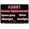 DZLQS A2681 LCD Screen Replacement for MacBook Air 13.6 inch M2 A2681 2022 Midnight, Retina 2560x1664 Display Assembly Compatible with Mac14,2 EMC 4074 A2681 A Grade (Space Gray) view 1