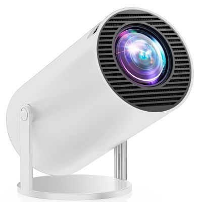 ARTSEA Mini Projector with WIFI and Bluetooth - Portable Projector 4K 1080P Support, Vision Beam Projector with WIFI 6 and BT5.2 for Outdoor Moives,Auto Horizontal Correction and 270Rotatable