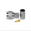 BJDZ 50Ohm 4 Pcs Radio Coaxial Connector RP TNC Male Straight Crimp Mounting with LMR400 RG8 RG213 RG214 Coax Cable for 4G/5G Antenna System, Signal Transmission, Communication Device. view 3