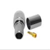 BJDZ 50Ohm 4 Pcs Radio Coaxial Connector RP TNC Male Straight Crimp Mounting with LMR400 RG8 RG213 RG214 Coax Cable for 4G/5G Antenna System, Signal Transmission, Communication Device. view 4
