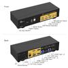 CKLau 2 Port HDMI KVM Switch 2 Monitors 8K@60Hz 4K@144Hz with Cables Supports Emulation EDID, Hotkey Switching, 5.1 Digital Fiber Optical and 7.1 Surround Sound Audio Output view 4