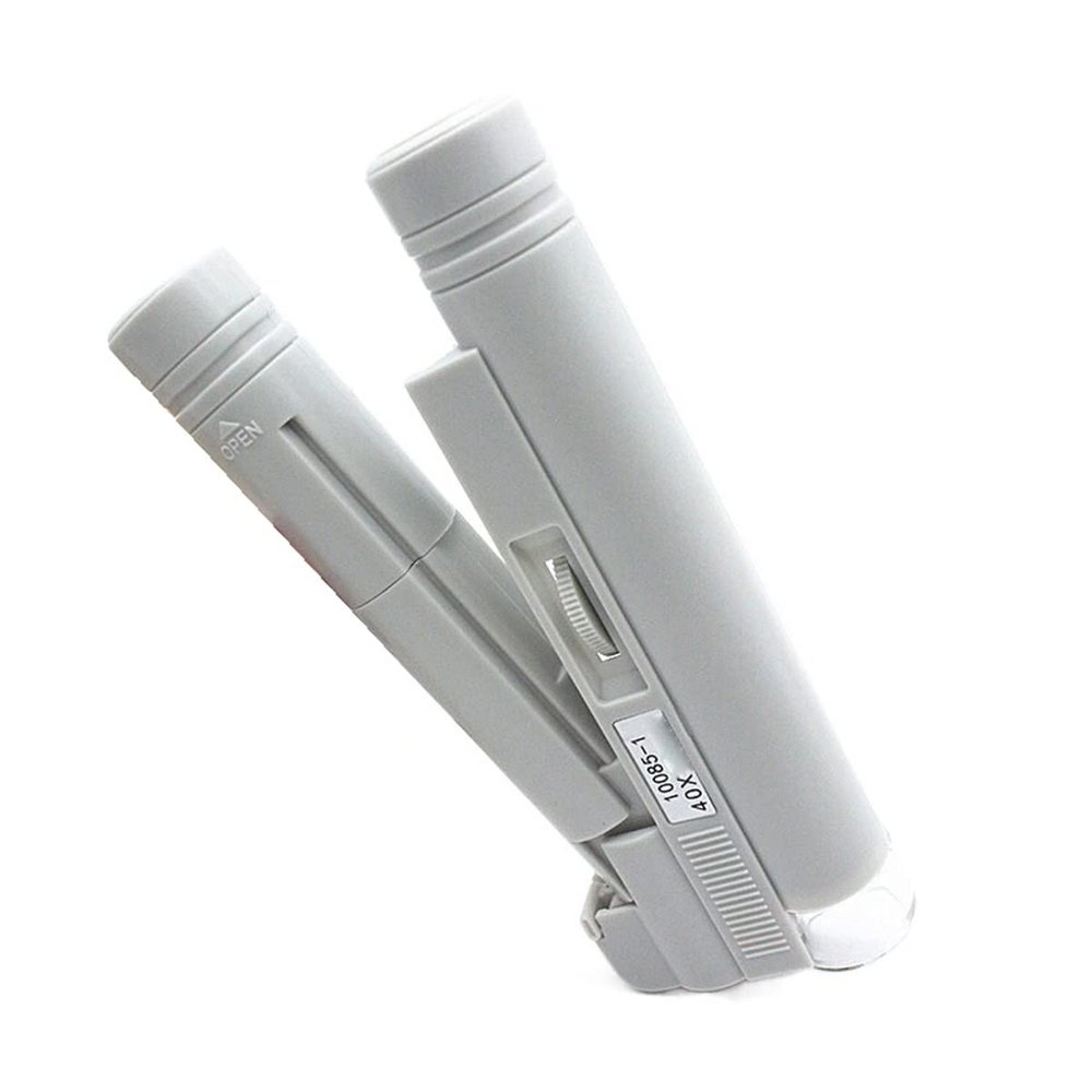 JOEBO Microscope Kit 40X Mini Pocket Microscope with LED Light and Reading Scale LED Llumination Magnifier Microscope Lens Adapters
