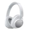 TONEMAC H7Pro Bluetooth Headphones with -45dB Hybrid Active Noise Cancelling, 80H Playtime Wireless Over-Ear Headphones, Immersive Deep Bass Stereo, 4-Mic ENC Clear Calls, Personalized Comfort, White view 1