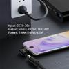 NFHK 140W 100W DC Jack 5.5x2.1mm Input to USB-C Type-C Angled 90 Degree Power Plug Charge Adapter for Laptop Phone view 3