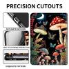 AIRWEE Case for Samsung Galaxy Tab A9 8.7 Inch 2023, Adjustable Stand Galaxy Tab A9 Case, PU Leather Cover with Auto Sleep/Wake Case for Galaxy Tablet A9 8.7 Inch (SM-X110/X115/X117), Moon Mushroom view 2