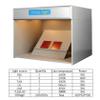 ZIJINGM Six Light Sources Color Assessment Cabinet, Led Light Box Color Matching Cabinet, D65, Tl84, F, Uv,Cwf,U30 Six Light Sources, for Textiles, Plastics, Printing, Food Industry view 3