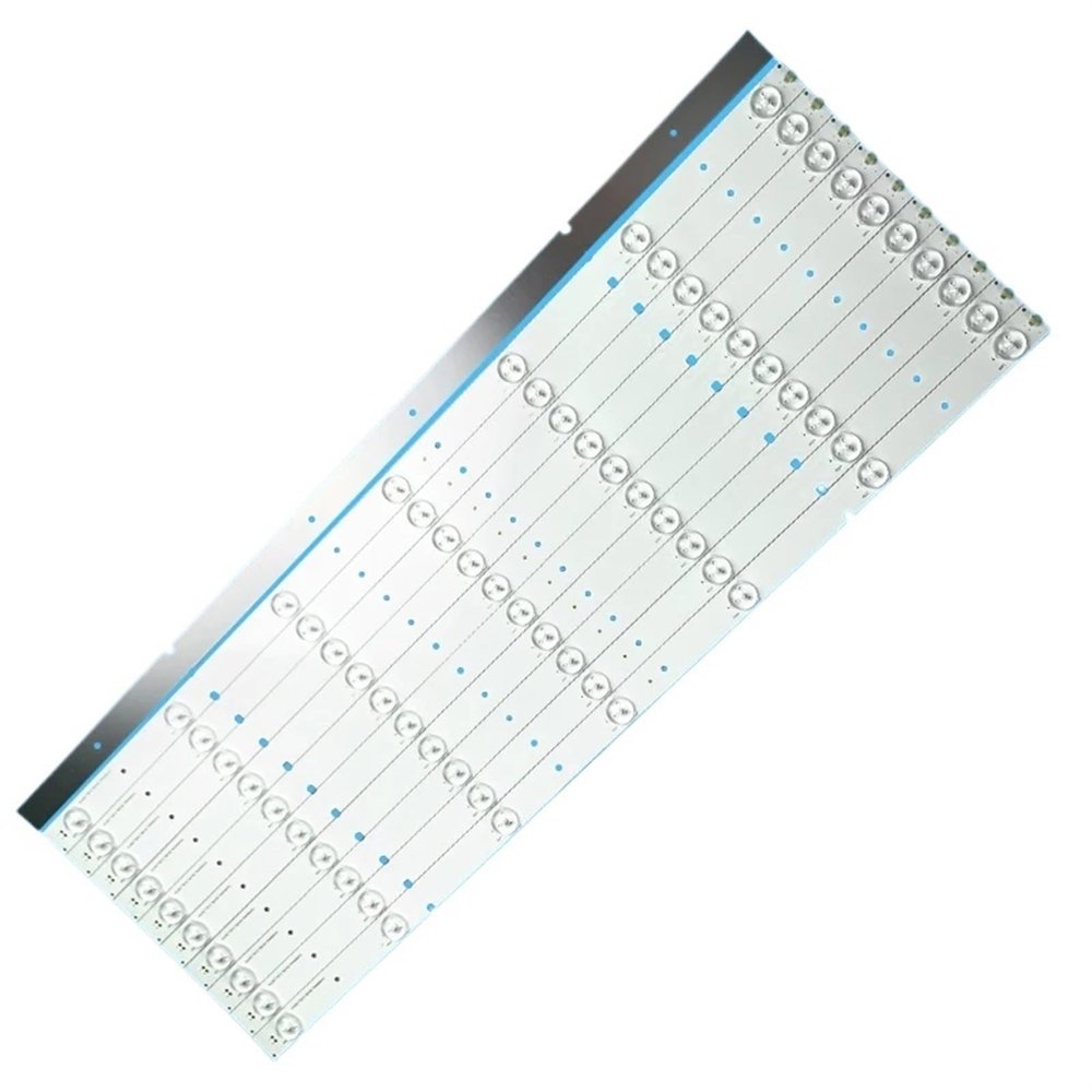 UFDIPLMY 611mm 11pcs/lot LED Backlight Strips Compatible with Insignia 55 TV NS-55D550NA15 55K20DG 55K23DG HD550DF B57 SVH550AA2 REV05 7LED 130719