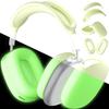 ATUAT for AirPods Max Headphones Case, Protective Silicone Case Cover Skin Accessories Anti-Scratch for Women Men for Apple AirPods Max 2024/2020 (USB-C/Lightning), Fluorescent Green view 1