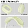 ATUAT for AirPods Max Headphones Case, Protective Silicone Case Cover Skin Accessories Anti-Scratch for Women Men for Apple AirPods Max 2024/2020 (USB-C/Lightning), Fluorescent Green view 4