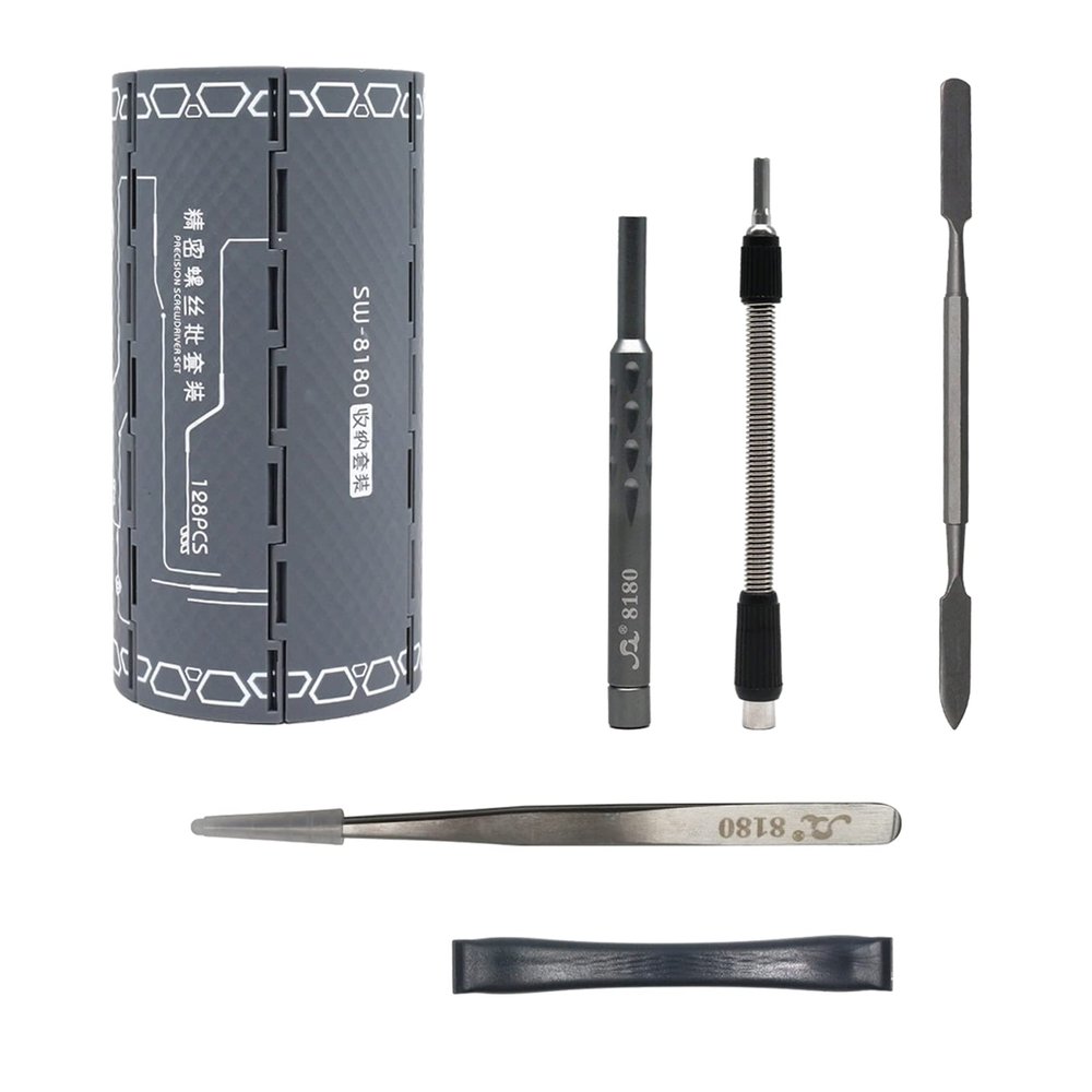 TERNCOEW 128 in 1 Screwdriver Set Professional Repair Tool Kit for Computer Laptop Game Console Repair Tool Kit for Computer