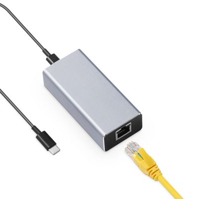 POE to Type-C Converter, IEEE802.3af/at Ethernet 10/100Mbps, 22W Charging Output USB C 5V/3A or 9V/2.22A Auto-Adaptive, Transmit Data and Power for Smart Phone/Tablet