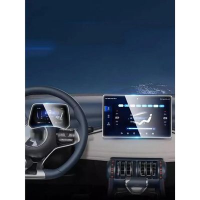 AJIEYMXP Car Infotainment Radio GPS Navigation DashboardTPU Screen Protector Film for BYD Atto 3 Yuan Plus 2022 2023 2024, 15.6 inch 1set, Transparent