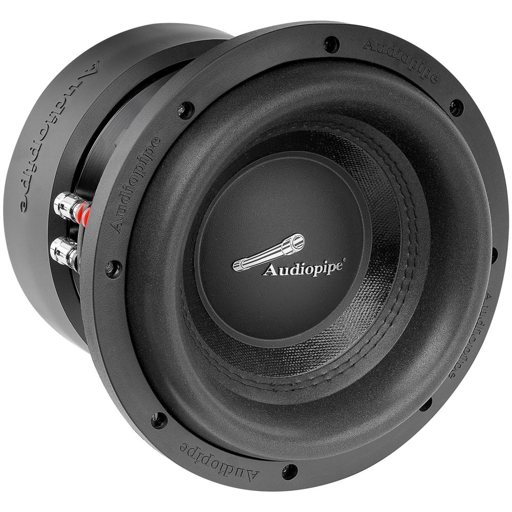 Audiopipe 8" Competition Subwoofer (TXX-BDX-8D2), Superior Performance, 1000W, 2 Magnets, BASV Voice Coil, Aluminum Basket, Multi-Connect, Stitching Surround, Non-Press Paper Cone, 2 x 2 Ohms