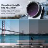 NEEWER 67mm Clip On Variable ND Filter Kit with Cold Shoe Phone Clip, Adjustable ND2-32 Filter Compatible with iPhone 17 16 15 Pro Max Plus Android Samsung Galaxy S24 S25 Ultra view 2