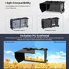DirectNine Basics Monitor Cage Nitze Cage Built-in Cold Shoe with LS5-B2 sunhood Kit for SmallHD Indie 5 / Cine 5 Monitor view 3