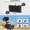 DirectNine Basics Monitor Cage Nitze Cage Built-in Cold Shoe with LS5-B2 sunhood Kit for SmallHD Indie 5 / Cine 5 Monitor view 4