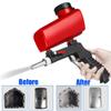 LBXKJQ Adjustable Sandblasting Gun 90psi Portable Sand Blaster Sand Blasting Machine Gravity Small Handheld Pneumatic Blasting Gun Set (Color : A with Gifts) view 2