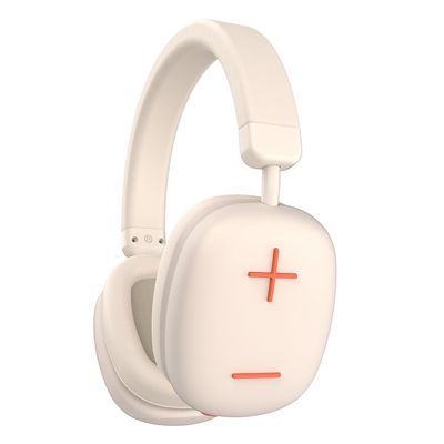 P37 Max Bluetooth Headphones Over The Ear,Beige Headphone Bluetooth with Microphone,80H Playtime,Deep Bass Memory Foam Ear Cups,audfonos inalmbricos Ideal for Travel, Home Office, Gym Workouts