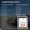 2025 Latest A15 Navigation SD Card OEM#GM5T-19H449-AJ,SD Card Coverage Canada USA for Car GPS Navigation System,Car Accessories Compatible with Ford 2013-2015 C-Max Lincoln 2015 MKC view 4