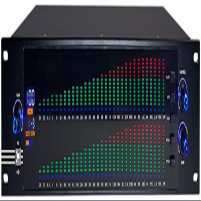 KANGJIEM Professional dual 31-band digital equalizer processor, 10 preset effects saved, noise reduction output high-definition sound quality,Treble/midrange/bass independent adjustment(Color:888S)